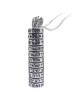 Psaume du voyageur : Collier Mezouza en argent sterling