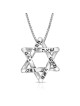 Holy Names: Sterling Silver Interwoven Star of David Kabbalah Necklace