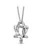 Holy Names: Sterling Silver Interwoven Star of David Kabbalah Necklace