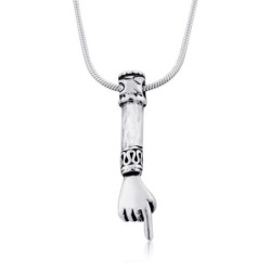 Sterling Silver 'Yad' Necklace