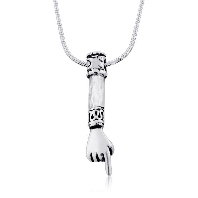 Sterling Silver 'Yad' Necklace
