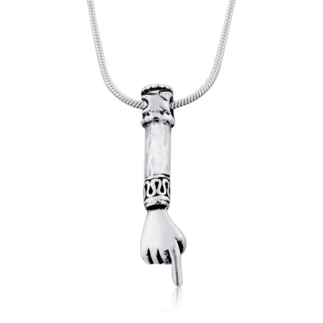 Sterling Silver 'Yad' Necklace