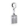 Marina Jewelry Silver Ten Commandments Pendant Charm for Bracelets