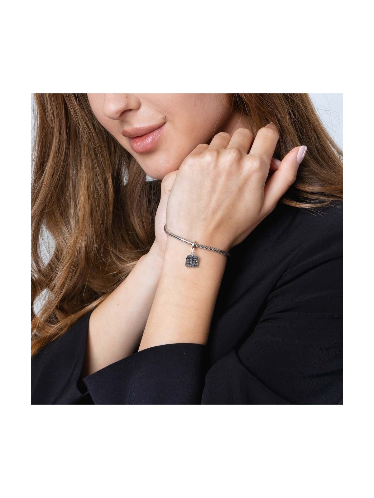 Marina Jewelry Pendentif Dix Commandements en Argent pour Bracelets