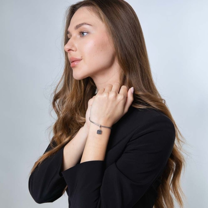 Marina Jewelry Pendentif Dix Commandements en Argent pour Bracelets