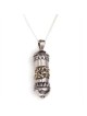 Silver Mezuzah Necklace - Shema Israel