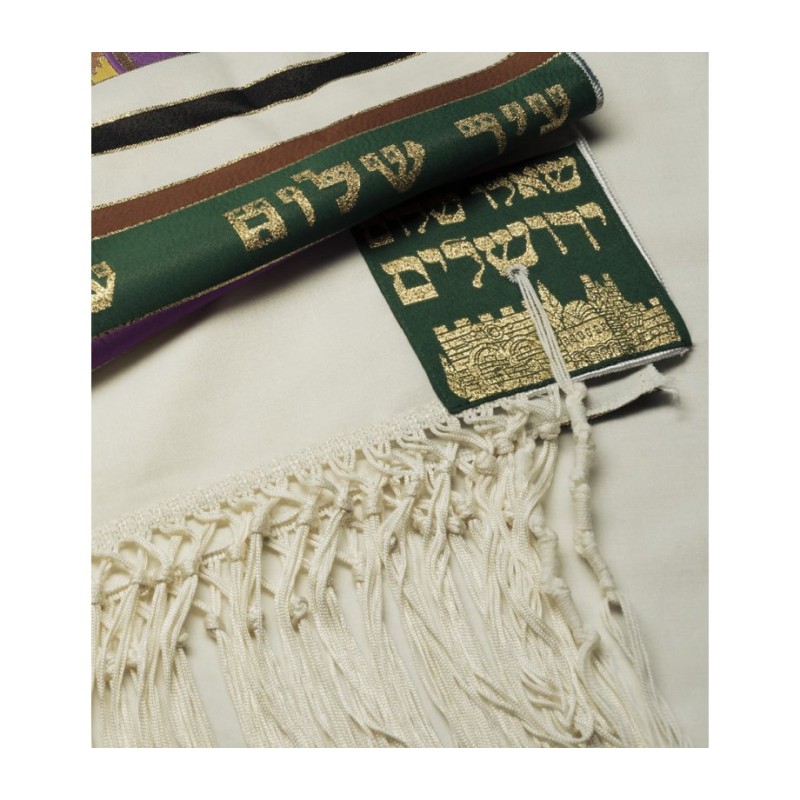 Talitnia Jerusalem Tallit Holy City Prayer Shawl G... | Modern Tallits