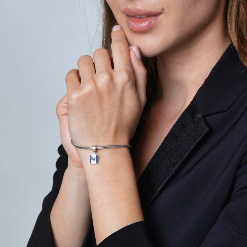 Marina Jewelry Israeli Flag Charm