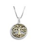 Handcrafted Sterling Silver and 14K Gold Tree of Life Necklace