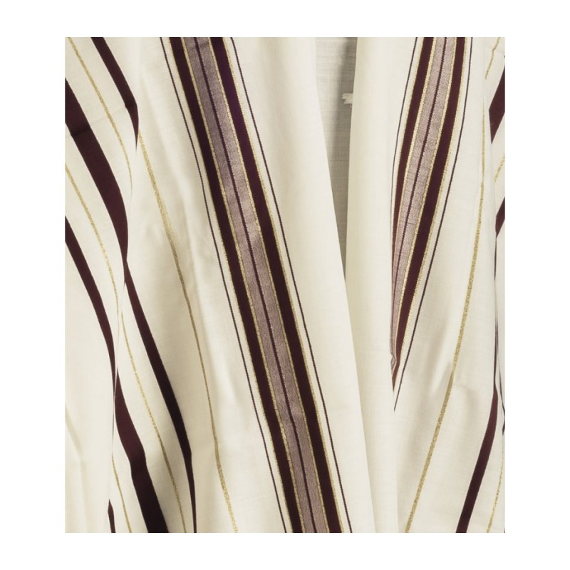 Talitnia Wool Tallit Traditional Kosher P... | Jewish Gift from Israel