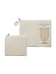 White Faux Leather Tallit Tefillin Bags %96... | Talit & Tefillin Bags