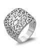 Sterling Silver Filigree Ring - Shema Israel (Deuteronomy 6:4)