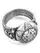 Bague étoile de David en argent sterling