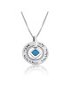 Grand collier de roue en argent - Bien-aimé (Cantique des Cantiques 6:3)