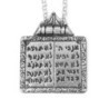 Tablets of the Law Silver Pendant Necklace for Men