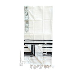 Talitnia Wool Tallit Traditional Kosher P... | Jewish Gift from Israel