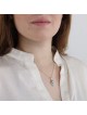 Grand 14K Gold Hamsa Pendant Necklace With White Diamond