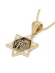 Diamond-Accented Star of David & Western Wall 14K Gold Pendant Necklac