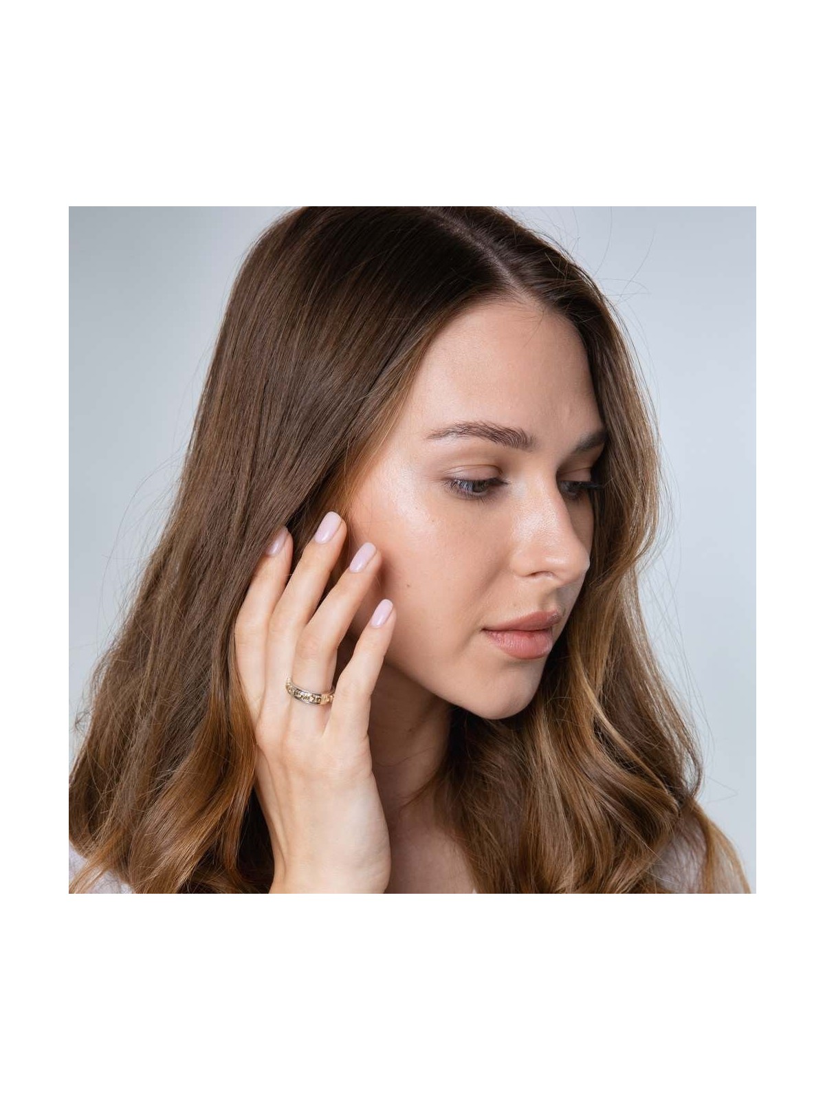 Deluxe Gold-Plated Sterling Silver 'Guard You' Ring - Psalms 91:11 (He