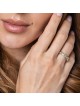 Bague de luxe « Guard You » en argent sterling plaqué or - Psaumes 91:11 (Il