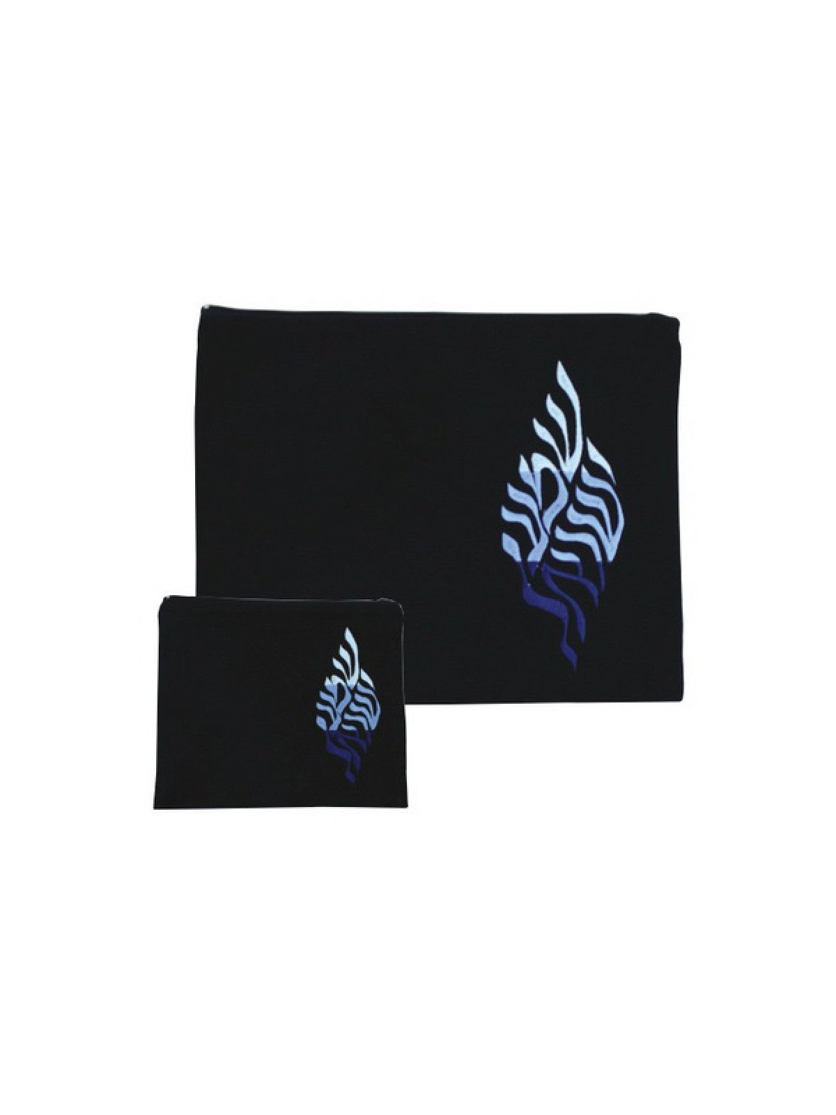 Dark Blue Velvet Tallit and Tefillin Bag Se... | Talit & Tefillin Bags