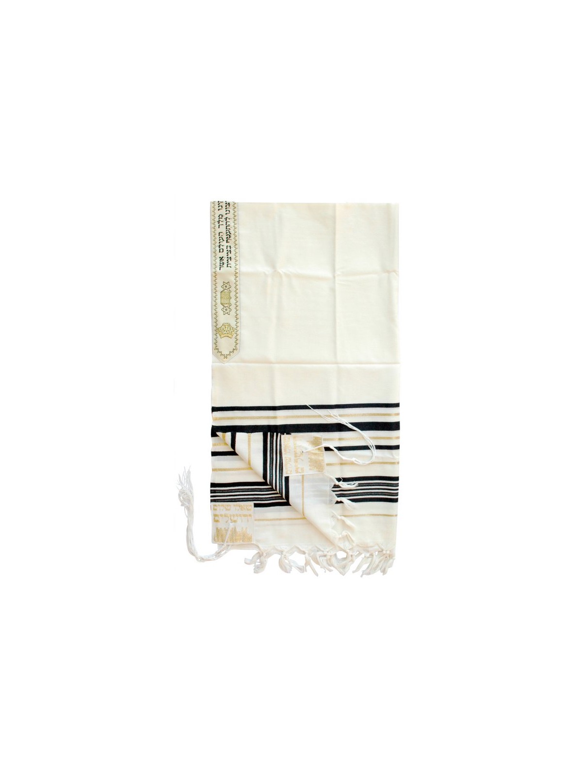 Talitnia Wool Tallit Traditional Kosher P... | Jewish Gift from Israel