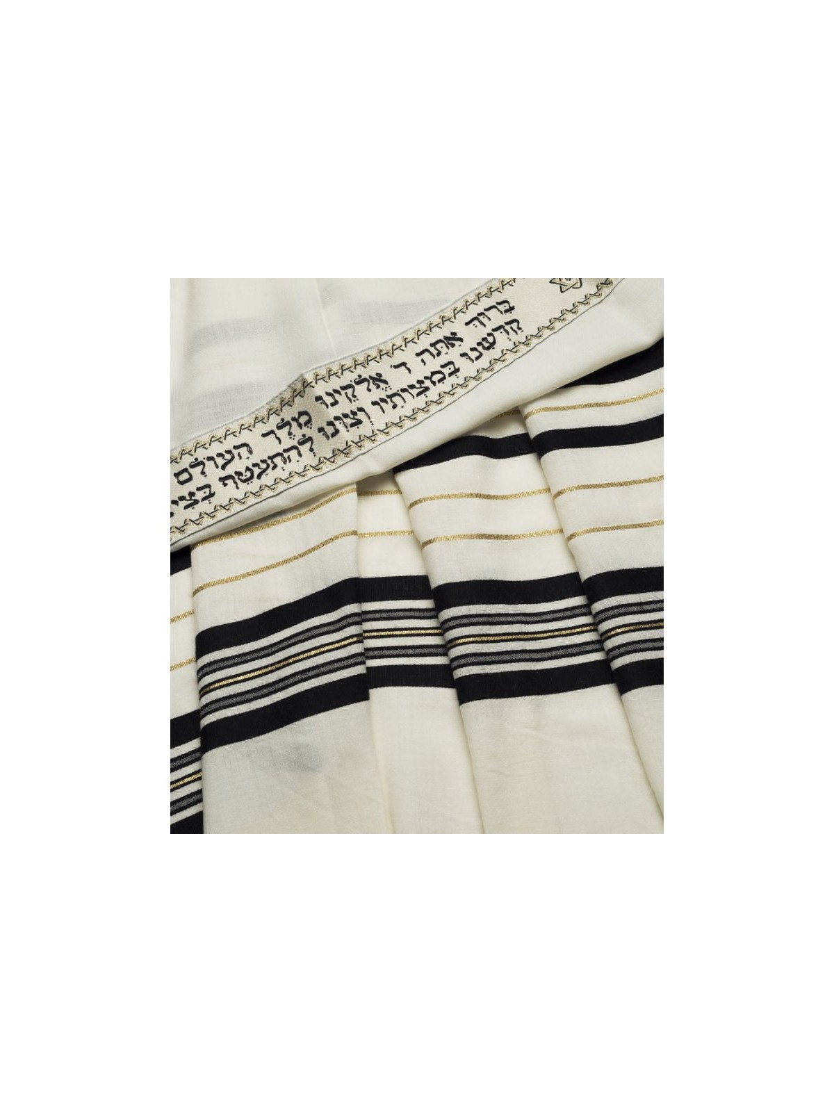 Talitnia Wool Tallit Traditional Kosher P... | Jewish Gift from Israel