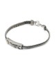 Bracelet en argent avec bénédiction Porat Yosef gravée - Unisexe