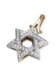 14K Gold Adjoined Star of David Pendant