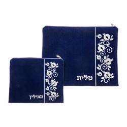 Royal Blue Velvet Tallit and Tefillin Bag S... | Talit & Tefillin Bags
