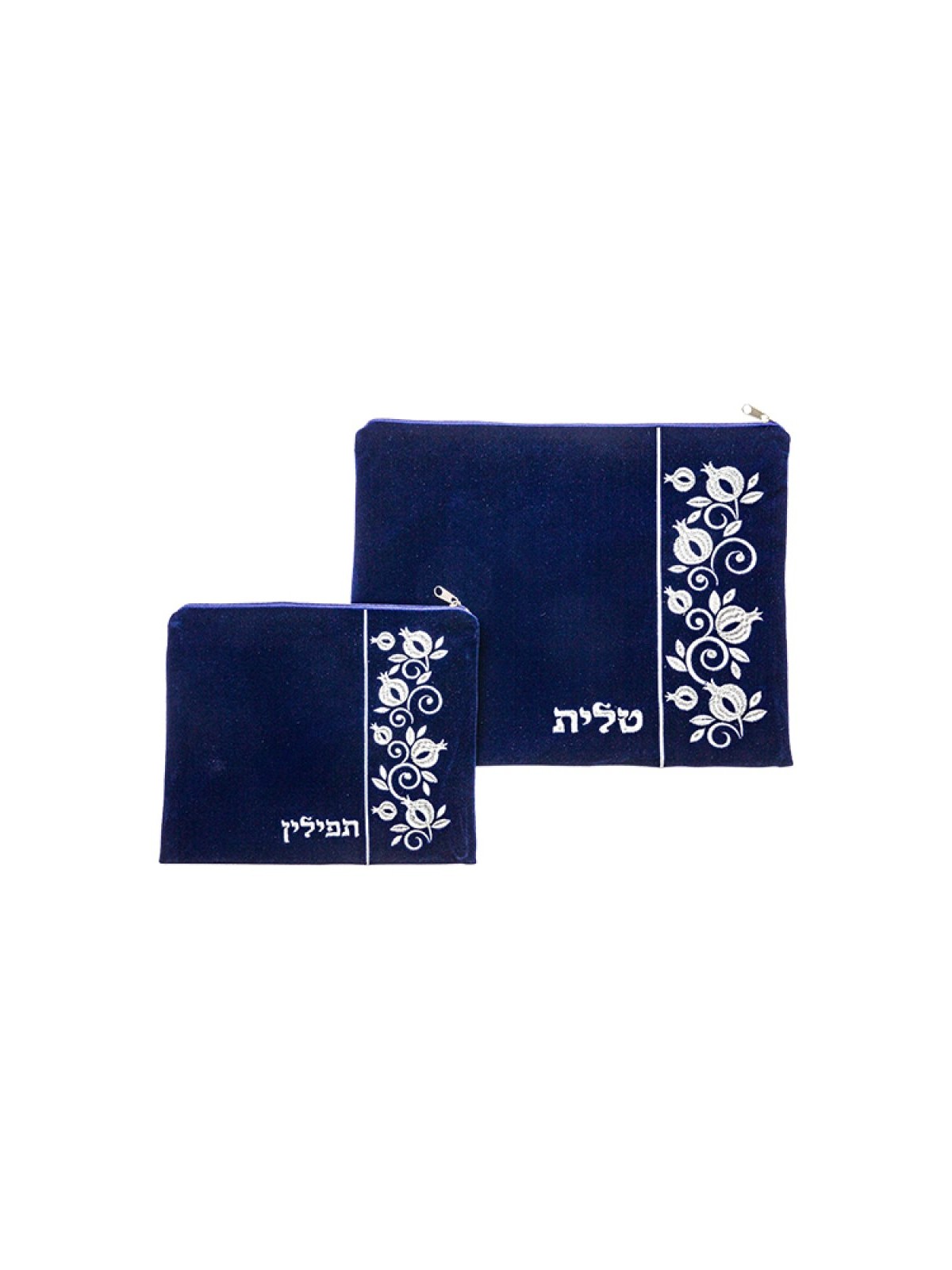 Royal Blue Velvet Tallit and Tefillin Bag S... | Talit & Tefillin Bags