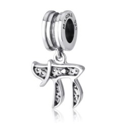 Marina Jewelry Hollowed Chai Pendant Charm