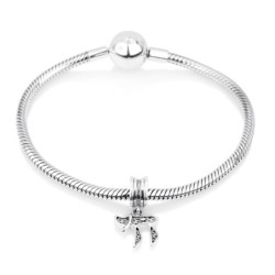 Marina Jewelry Hollowed Chai Pendant Charm