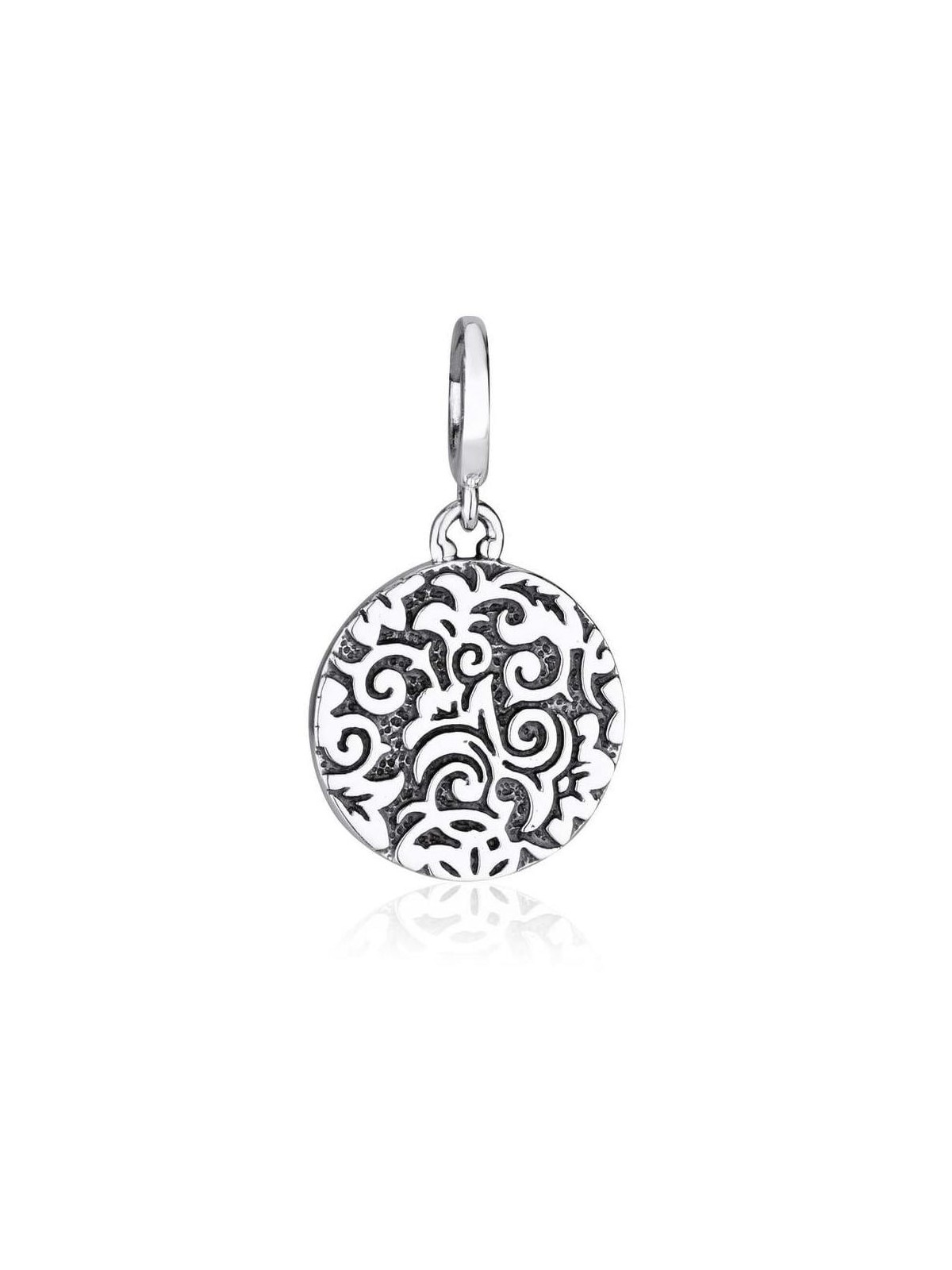 Marina Jewelry Breloque pendentif cercle étoile de David en argent
