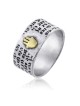 72 Holy Names: Silver and Gold Hamsa Ring