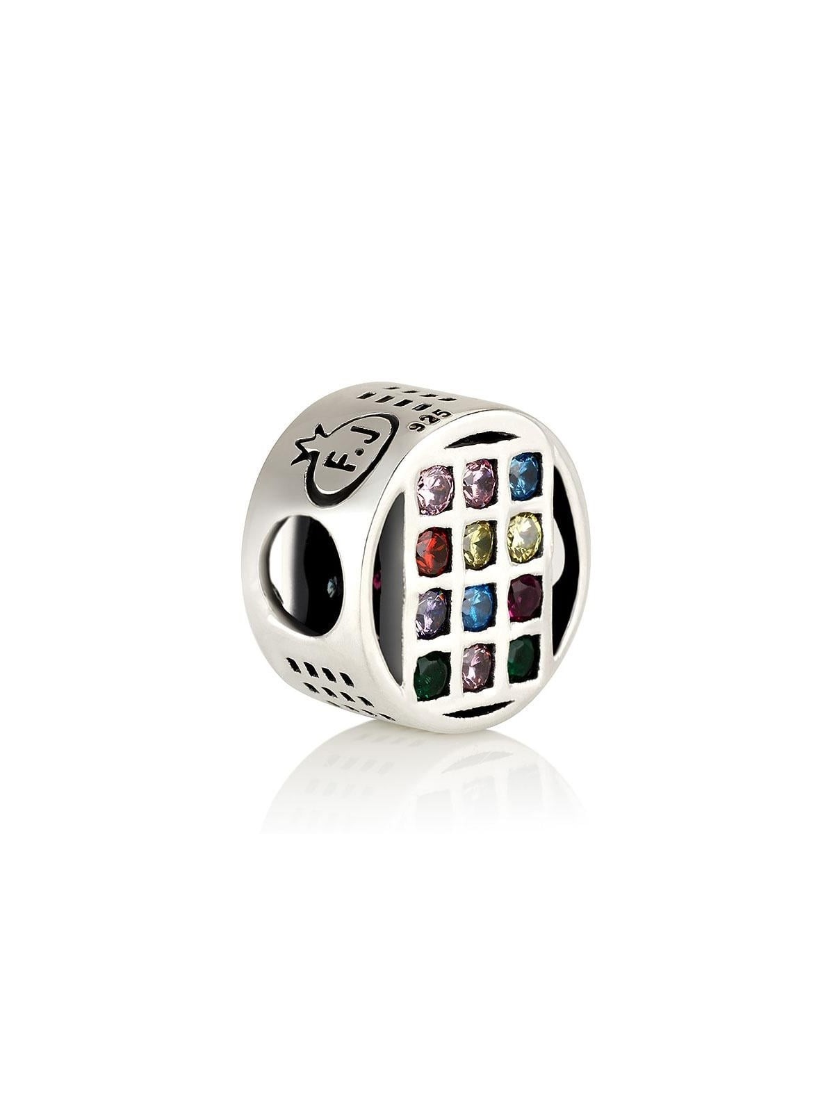 Breloque circulaire Hoshen douze tribus en argent sterling 925 avec zircon