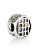 Breloque circulaire Hoshen douze tribus en argent sterling 925 avec zircon