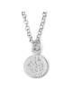 Hamsa : Collier pendentif en argent sterling sculpté massif