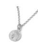 Collier pendentif Heh en argent sterling massif sculpté