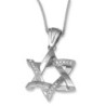 Anbinder Jewelry Stylish Diamond-Accented 14K Gold Star of David Penda