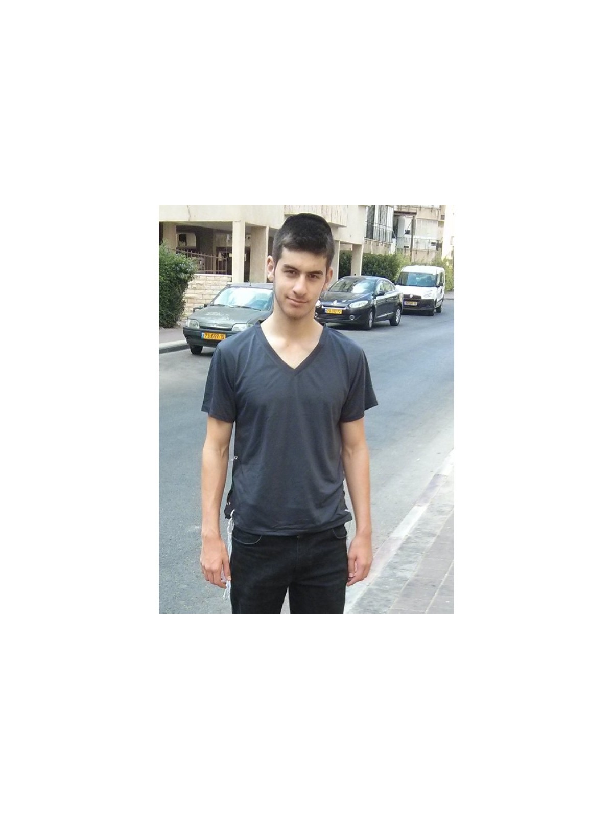 Light Gray T Shirt with Tzitzit for Men | Tzitzit T-Shirt