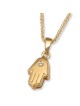 Anbinder Jewelry Pendentif Hamsa en or 14 carats avec diamant (choix de couleur)