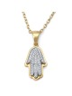 Anbinder Jewelry Diamond Hamsa 14K Gold Pendant