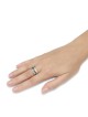 Two-Tone Priestly Blessing Spinner Ring in 9K Gold & 925 Sterling Silv