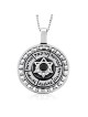 Angels Names Protection with Star of David & Onyx Stone Necklace