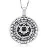 Angels Names Protection with Star of David & Onyx Stone Necklace