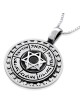 Angels Names Protection with Star of David & Onyx Stone Necklace
