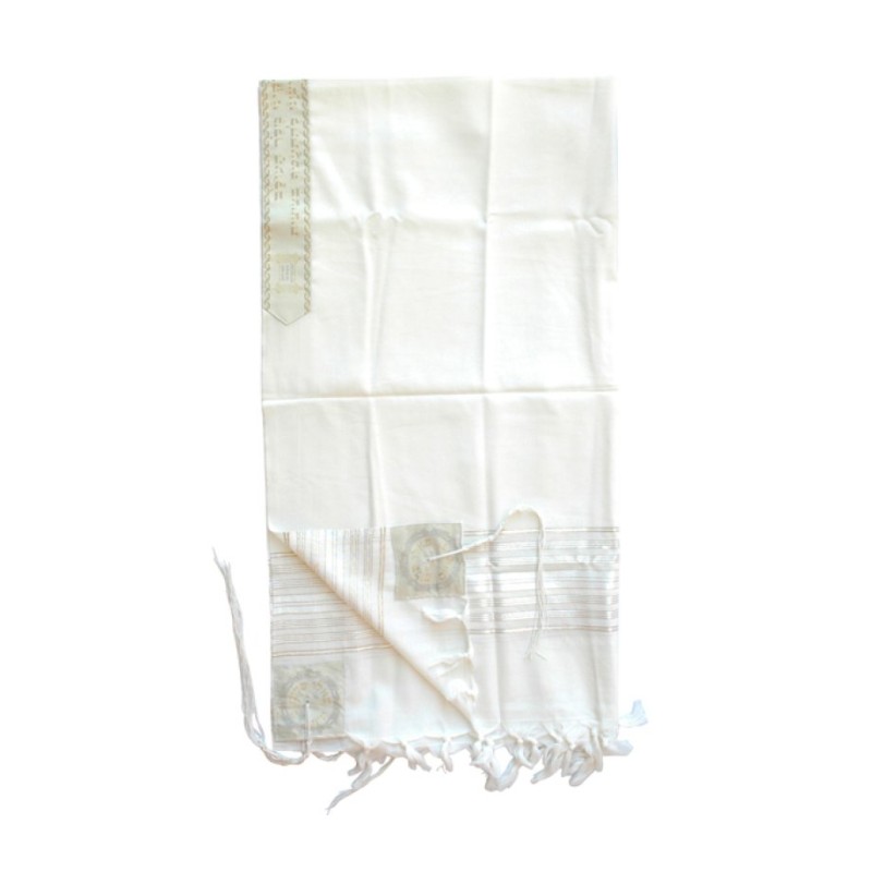 Talitnia Chermonit Wool Tallit Pure Wool Kosh... | Traditional Tallits