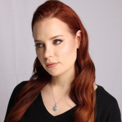 14K Gold Round Jerusalem Pendant With Diamonds