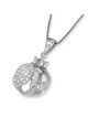14K Yellow Gold Diamond-Encrusted Pomegranate Pendant